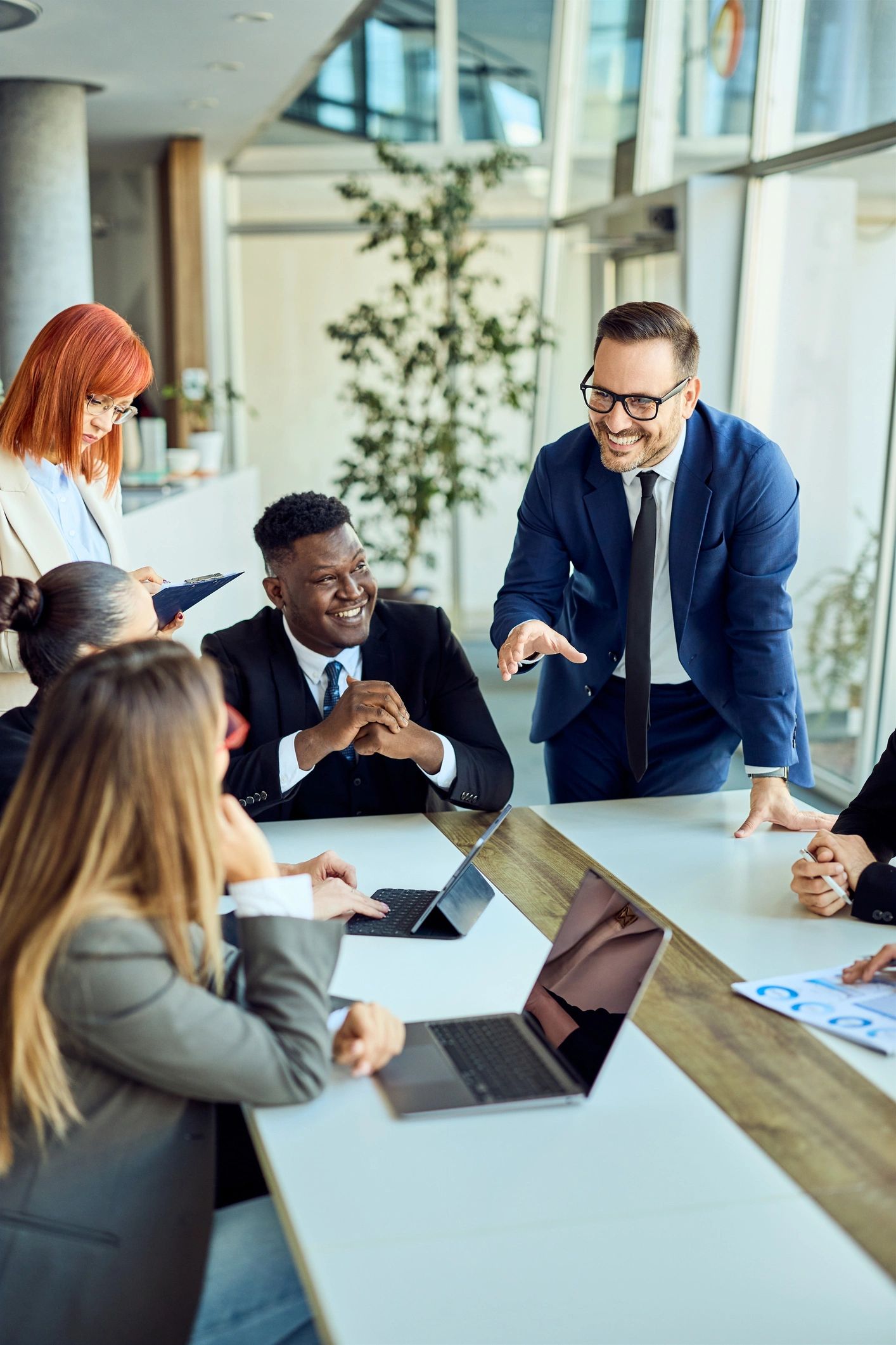 business team strategy meeting