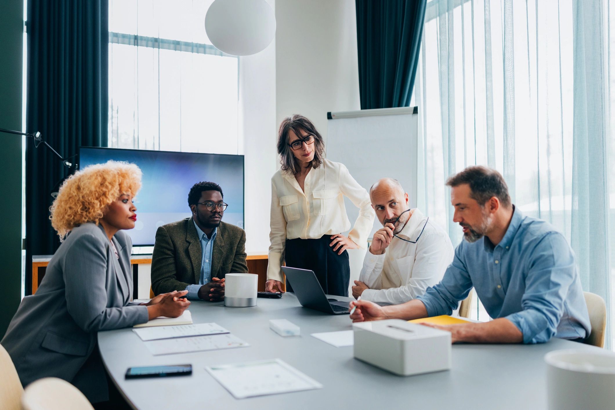 business team strategy meeting